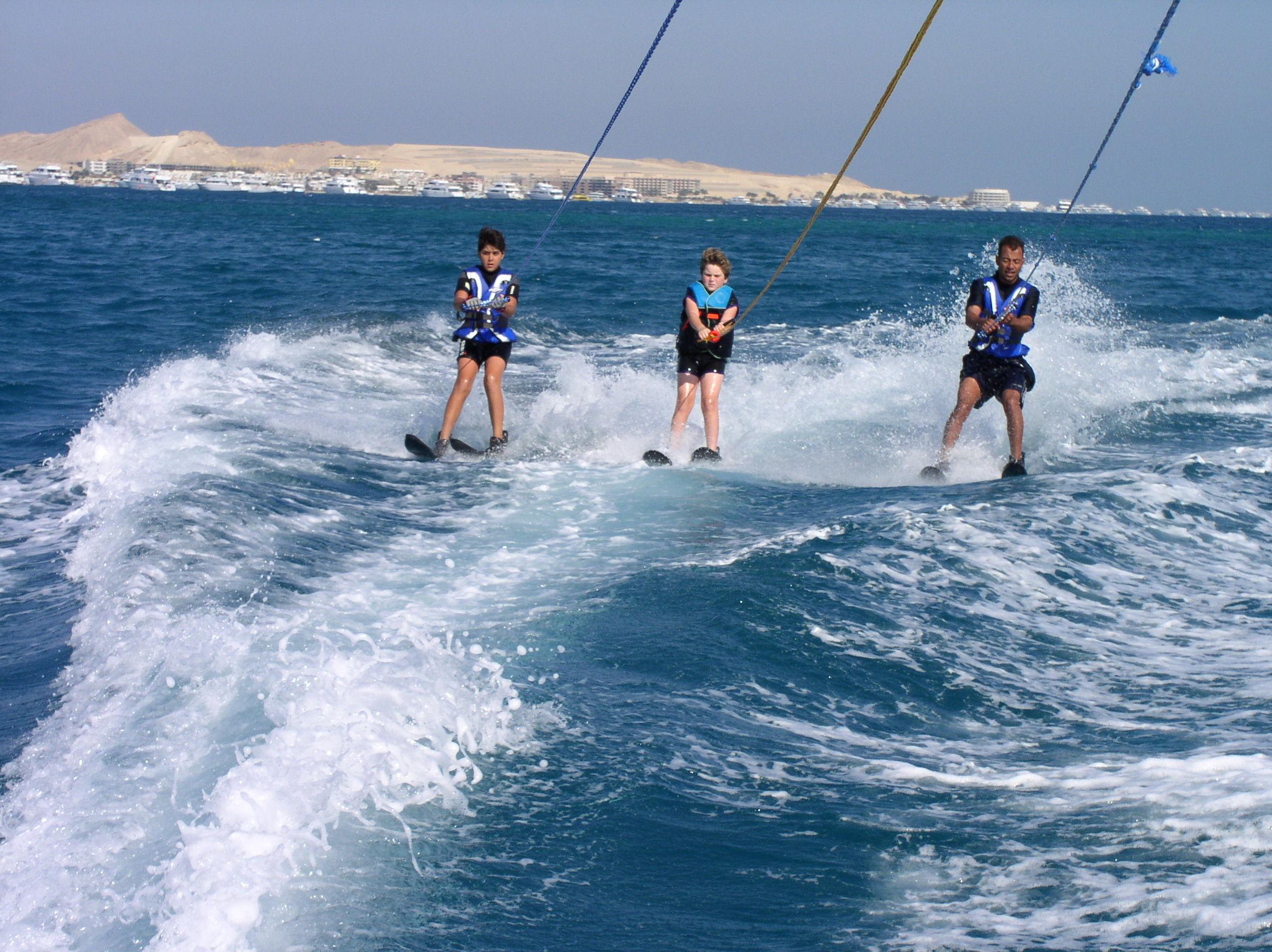 Steigenberger Aqua Magic, All Inclusive Hurghada Exterior photo Waterskiing in Egypt